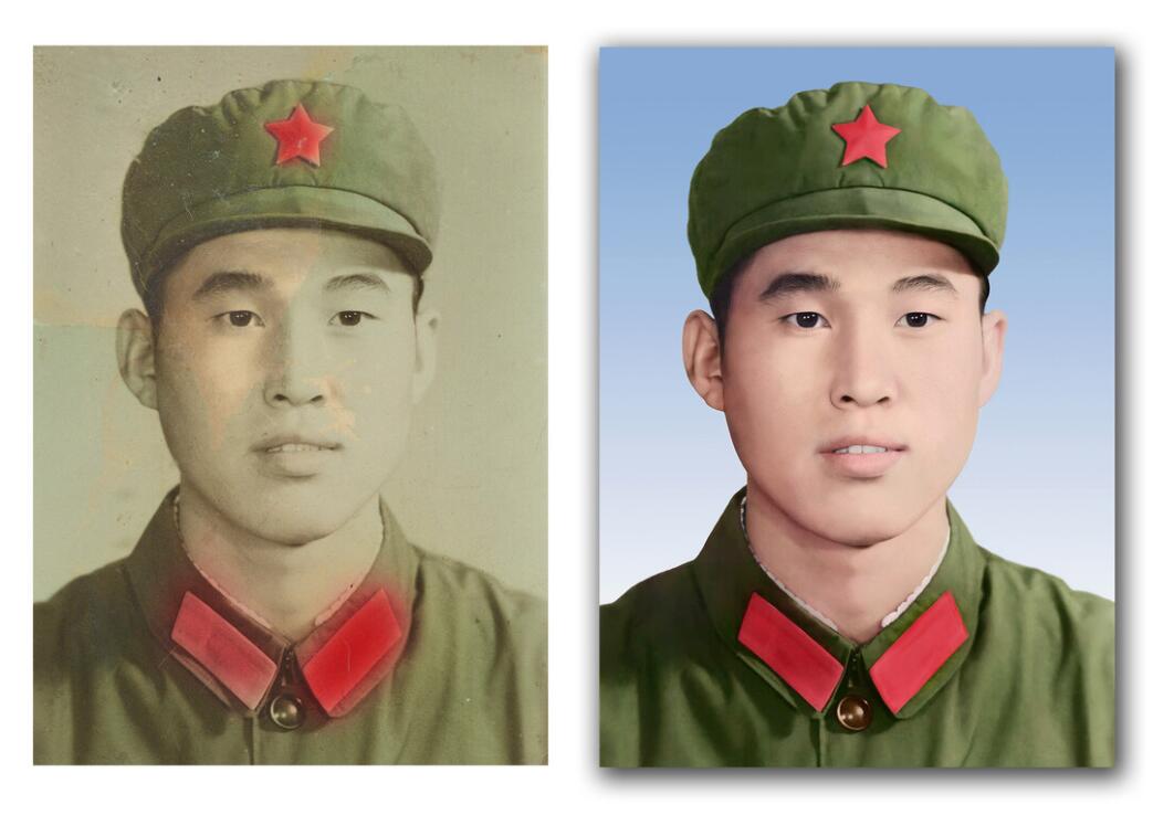 沙湖原种场破损照片修复-18